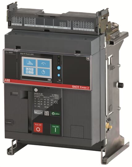 Enerji ölçümlü E1.2N 630A, Ekip Touch koruma üniteli (3p) çekmeceli tip