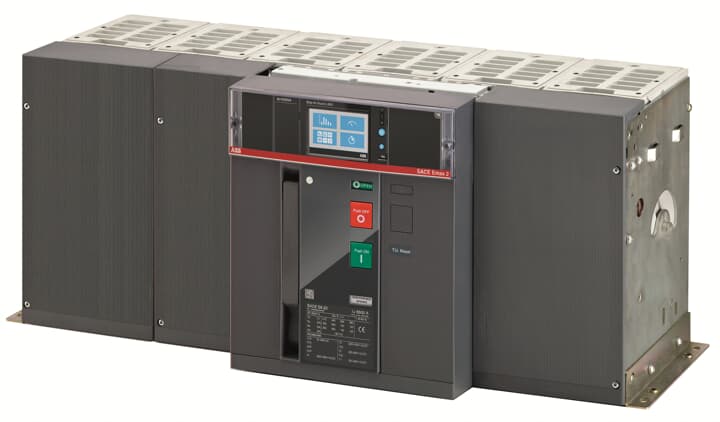 Enerji ölçümlü E6.2V 5000A, Ekip Touch koruma üniteli (3p) sabit tip